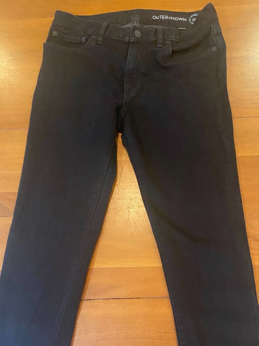 Outerknown Men's S.E.A. Jeans, Black, 33 x 32, Like new condition